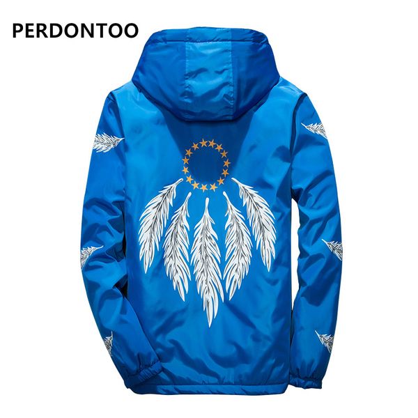 

2019 new fashion slim fit young men winter hooded jacket thin jackets casual windbreaker 5 colors s-2xl, Black