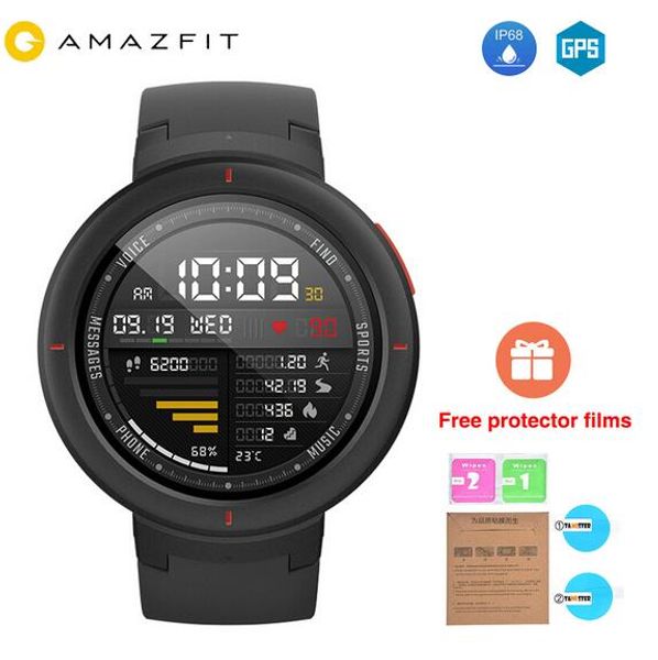 

[global version] huami amazfit verge 3 smart watch alexa gps ip68 waterproof multi-sports smartwatch health tracker