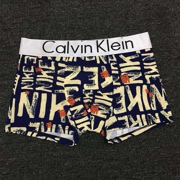 

Breathable men underwear oft men boxer brief letter underpant for men male hort boxer upc01 2, Black;white