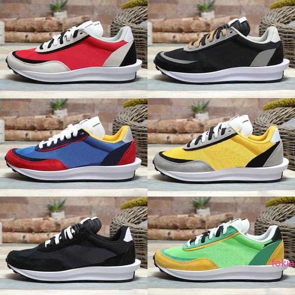 

2019 new sacai waffle daybreak mens trainers for women running shoes fashion designer tripe s sneakers eur 36-45