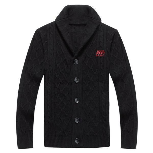 

new cardigan brand slim fit knitwear sweater outwear warm winter zipper men thick fashion business casual sweater, White;black