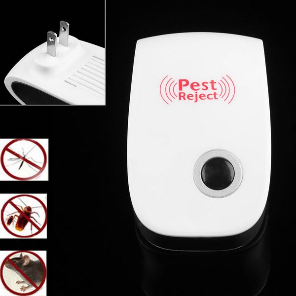 

4pcs/3pcs/2pcs blue light ultrasonic pest repeller pest reject control repellent anti mouse mole cockroach mosquito insect rohs ce fc listed