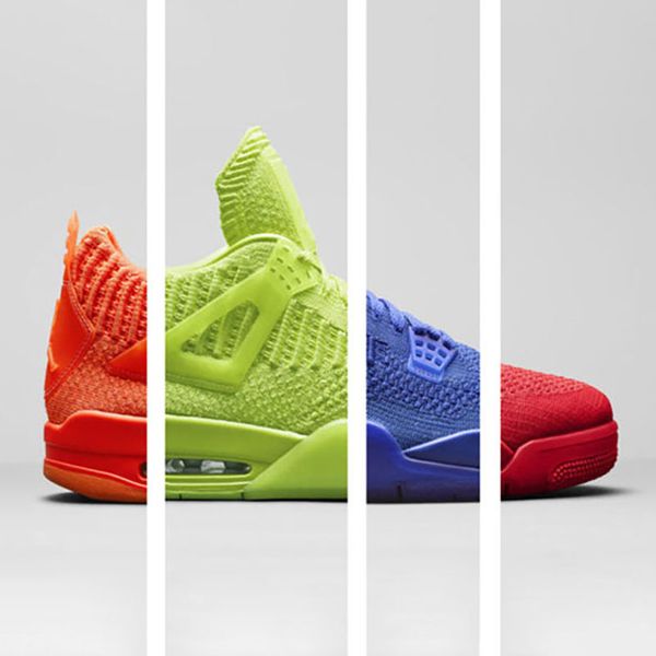 

2019 New Arrival Fluorescent Green Red Blue Orange Breathable Fly Sports Shoe Knit Designer Comfortable Sneakers