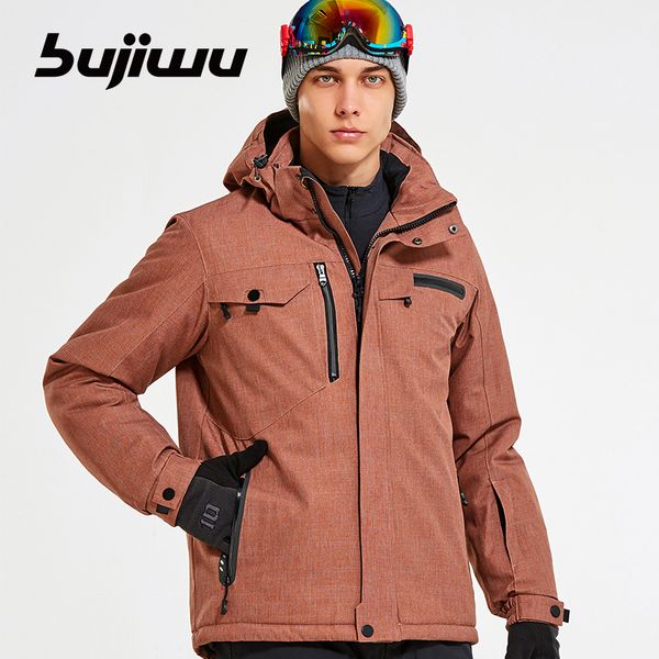 

2019 men ski jacket snowboard clothing skiing coat windproof waterproof outdoor sport warm winter jacket thicken hooded new coat