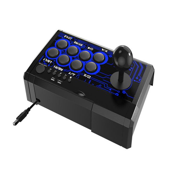 DOBE TP4-1886 7 in 1 Retro Arcade Fighting Analog Stick Game Controller Joystick Rocker für Switch PS4 PS3 für XBox One360 PC Android Spiele