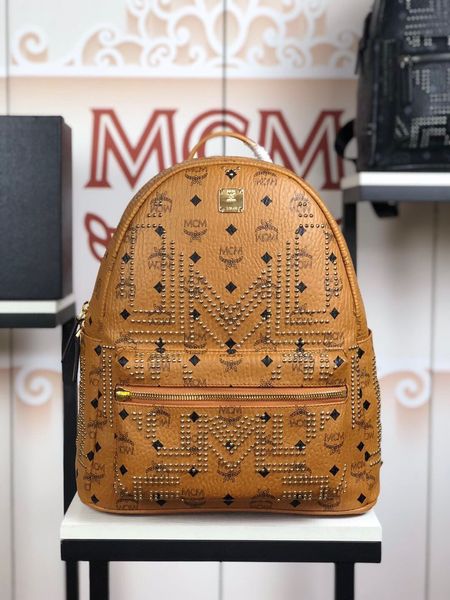 

Старк Visetos полный заклепки высокое качество классический известный рюкзак для женщин и Вэнь натуральная кожа школьные сумки выходные сумка Сумка