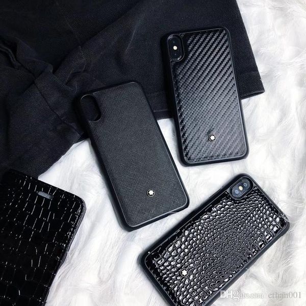 

Мода великие мужчины марка кожа черный хорошее качество телефон чехол для iPhone 6 6 s