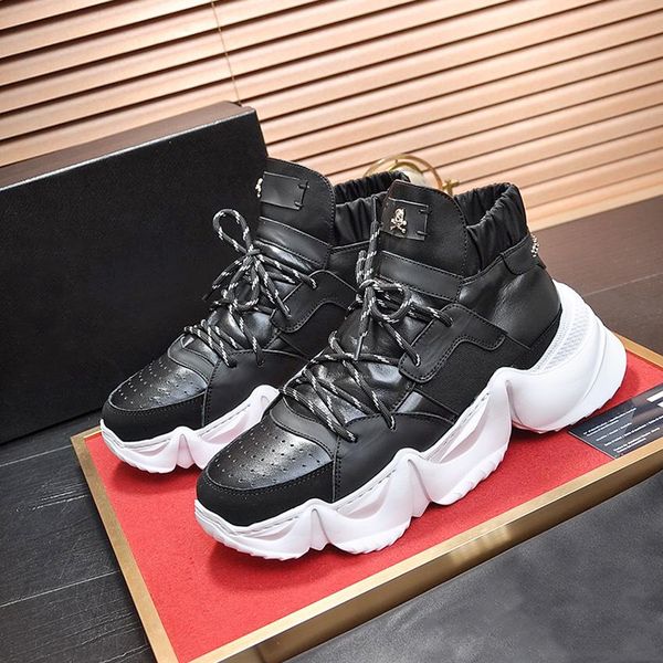 

men s shoes autumn and winter comfortable high sneakers monster 0.2 soft classic footwears lace-up vintage casual shoes