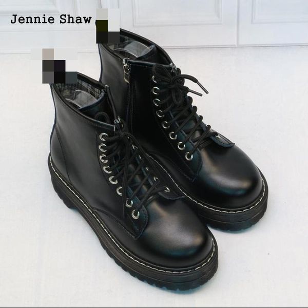 

womens ankle boots black medium heel lace up bottes t200520