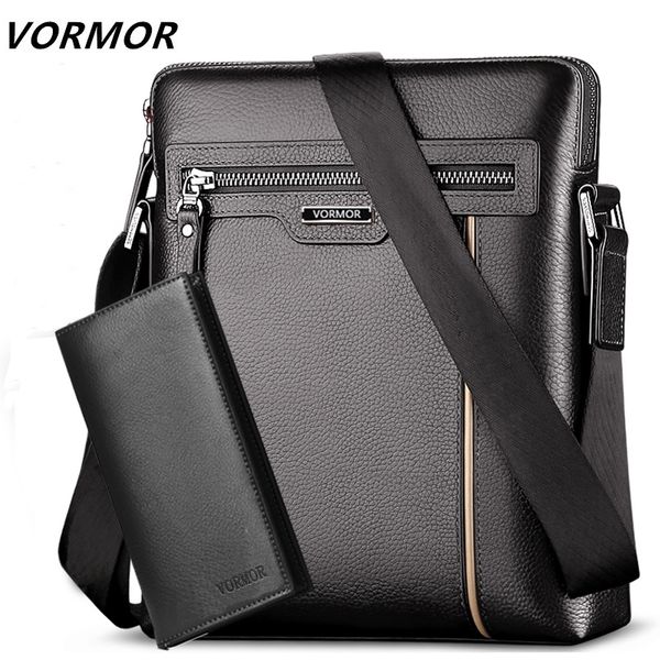 

man leather bag vormor brand shoulder crossbody bags pu leather male ipad business messenger bag briefcase for men mx190817