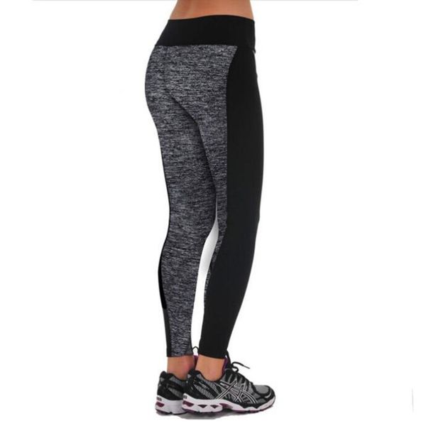 

selling quick-dry fitness pants women's black spell gray running elasticity tight-fit athletic pants k601, Black;blue