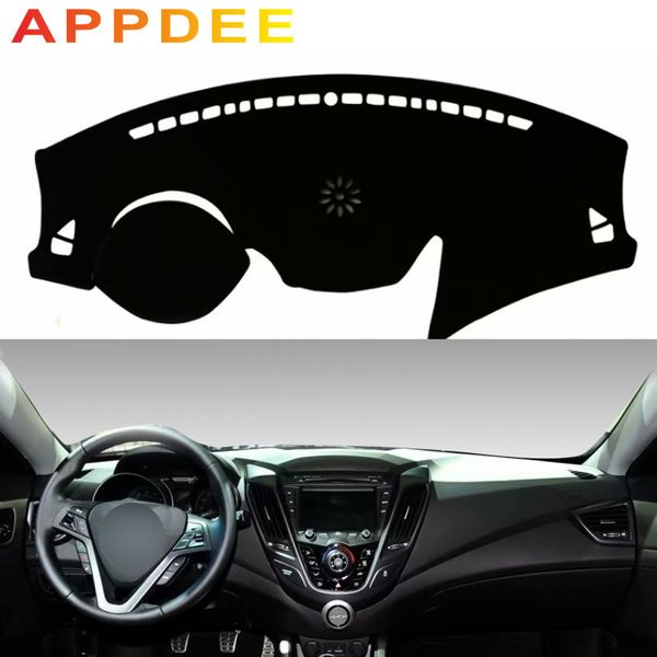 

appdee for veloster 2011 -2018 car styling covers dashmat dash mat sun shade dashboard cover capter 2012 2013 2014 2015