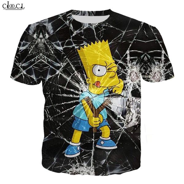 

short 3d the simpsons streetwear print men shirt anime women bart simpson t sweatshirt sleeve harajuku cartoon rrggr, Black
