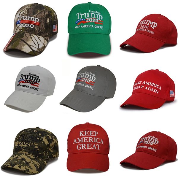 

горячая продавая donald trump шляпа 2020 keep america great камуфляж maga hat регулируемого caps baseball американской президентской cap sna, Blue;gray