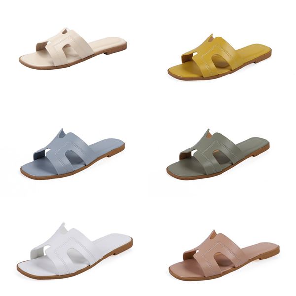 

crystal2020 han chic feng плоские нижние тапочки circle head fasciola toe краткое одно слово приносит джокер студенческая обувь#740, Black