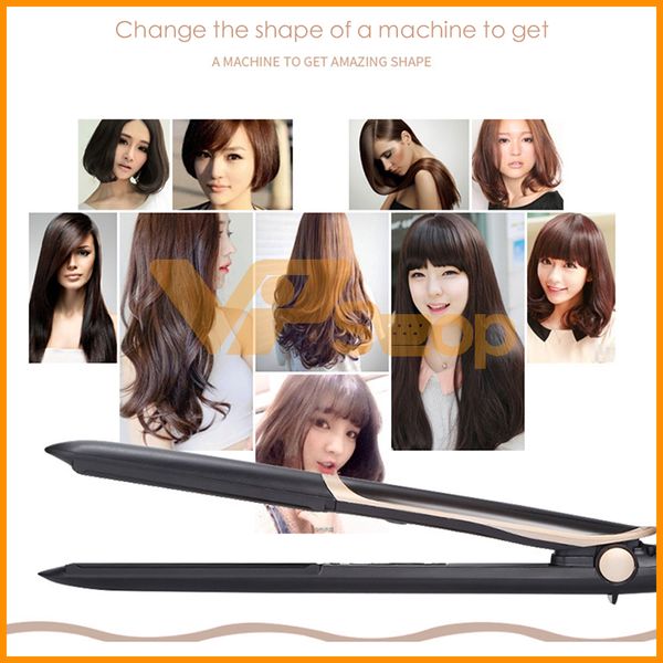 2020 Kemei Km 2219 Electric Hair Straightener Ceramic Infrared