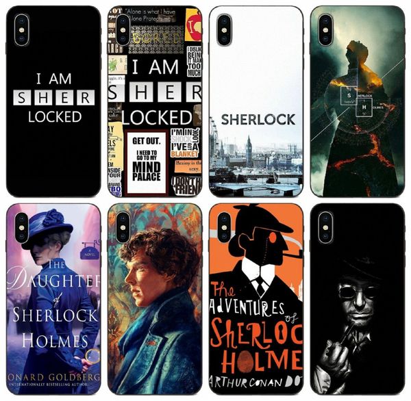 

tongtrade] sherlock holmes case for iphone 11 pro max x xs 6s 5s 5c 5 4s 4 galaxy a80 a8s a9 2018 huawei mate 10 20 pro sony xperia e5 case