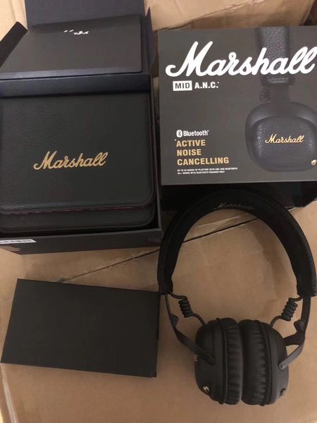 

2019 Новый Marshall Mid ANC беспроводные наушники полный комплект с коробкой Gife наушник Blue