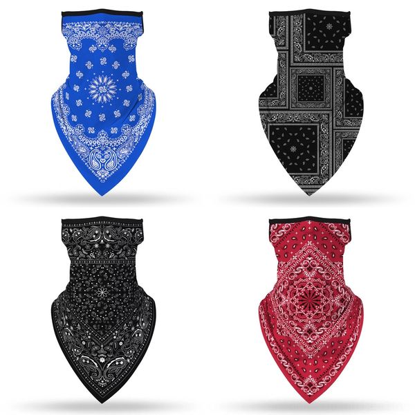 

hddkh stock 3d shield neck skull bicycle fishing scarf sport bandanas face mask headband bandana headwear ring scarf bicycle balaclava, Black