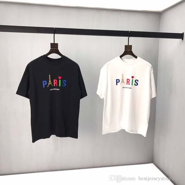 

20ss new fashion men's t-shirt spring and high-quality cotton shirt printing short sleeve o-neck luxury woman t-shirt 4, White