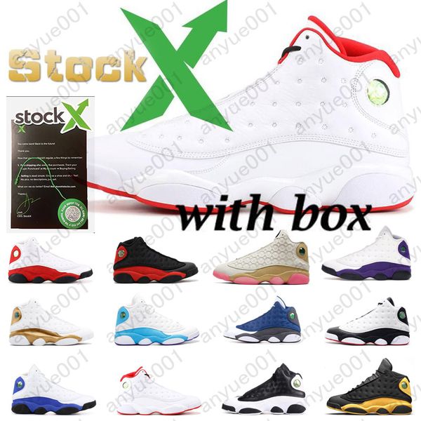 

box)stock x 13 reverse he got game island green bred chicago flint men basketball shoes 13s melo dmp playoff hyper royal sneakers