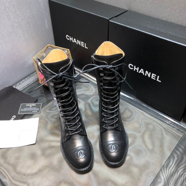 

new luxury women's shoes martin boots fashion design brand winter women's thigh high heel platform kytr, Black