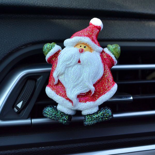 

christmas gift 2019 air freshener car ornament santa claus christmas tree xmas decoration perfume clip diffuser auto accessories
