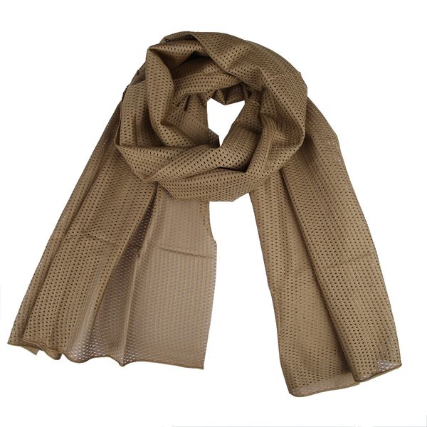

new fashion men tactical scarf camo mesh scarf jungle muffler breathable headband tactical lb, Blue;gray