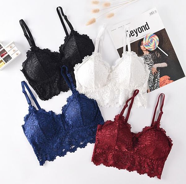 

anti-glare lace gathered wrapped chest tube without rims adjustable shoulder strap ladies underwear bra, Red;black