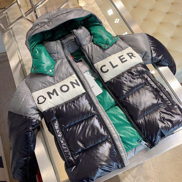 

2019 новый детский высококачественный пуховик jacket190814#10009, Blue;gray