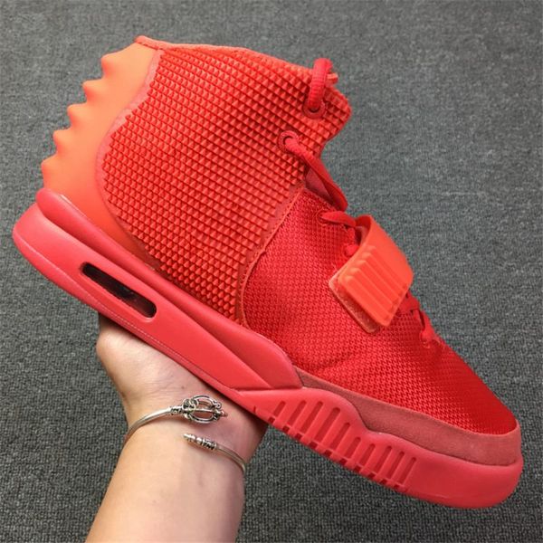 

kanye west 2 ii nrg sp red october sports basketball shoes with packages with dust bag mens glow dark octobers athletic trainers