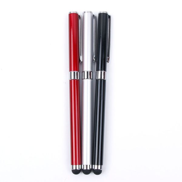 Luxury Metal Ballpoint Pen Capacitive Stylus Gel Pen Office Supplies Ball Pen