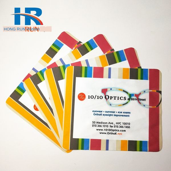 

professional superfine fiber digital transfer printing glasses glasses cloth mobile phone film screen wiping cloth, Blue
