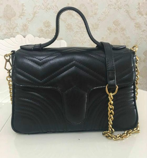 

selling new style luxury designer marmont shoulder bags women chain crossbody bagpurse female messenger tote bag