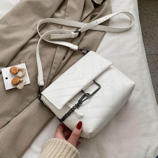 

pu large leather crossbody bags for women 2020 chain shoulder messenger bag female handbag ladies hand sling bag