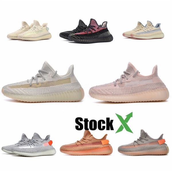 

comfort running shoes designer sports sneakers kanye west desert sage static earth zyon tail light cinder v2 with ball size 35-45 #dss850