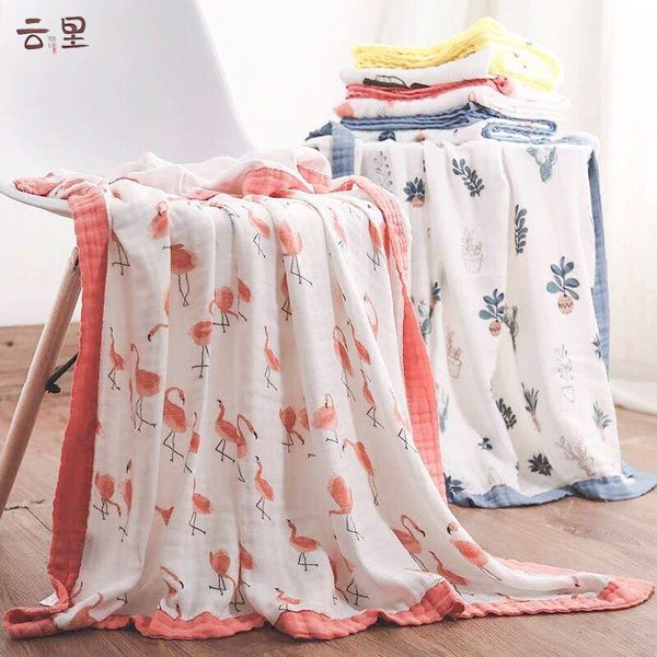 

childrens gauze quilt blanket muslin baby shawl/wrap newborn hold baby bag was summer thin