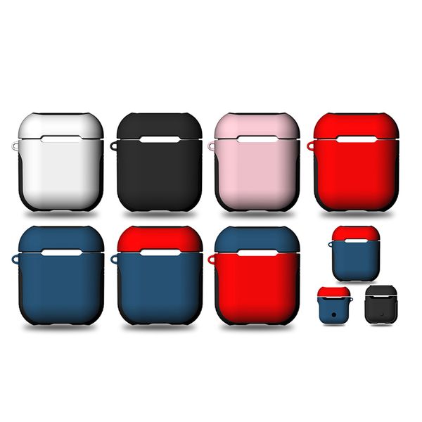 

silicone case for airpods for air pods shockproof earphone protective cover waterproof for iphone headset accessories