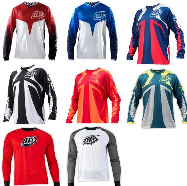 

tld downhill clothing ktm дышащая впитывающая пот рубашка с длинными рукавами горный велосипед мотокросс одежда