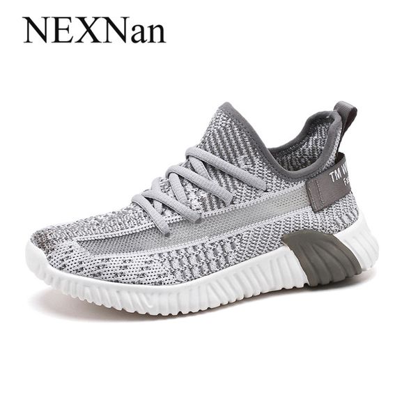 

nexnan mesh children shoes for kids sneakers boys casual shoes girls sneakers lace-up breathablee mesh running footwear sport, Black;red