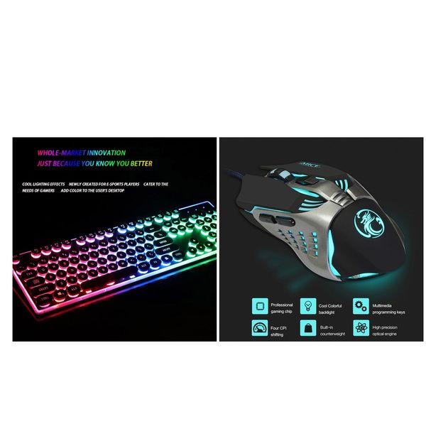 

wired gaming gamer keyboard and mouse set combo for pc laptop