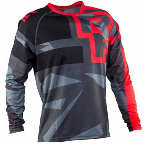 

motocicleta bicicleta de cycling jersey equipo scenso mtb offroad dh mx locomotora camisa cross cou fxr fxr dh mtb, Black;red