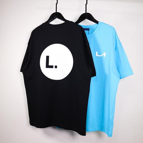 

20ss logo 3m reflective laser t-shirt high-end high street summer breathable short sleeves solid color fashion men women tee hfymtx763, White;black