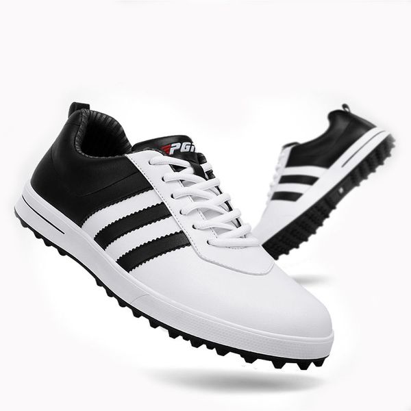 

men's golf shoes waterproof soft breathable professional sports shoes size 39-45