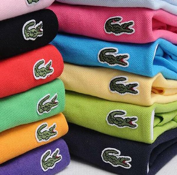 

a1 высокое качество крокодилов polo shirt men твердая хлопка шорты p1p polo летние повседневный поло homme футболки мужские поло рубашки pol, White;black
