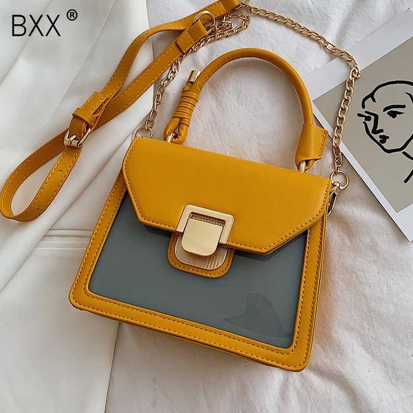 

bxx] pu leather handbags for women 2020 spring fashion design all-match chain crossbody shoulder bag female travel totes hl817