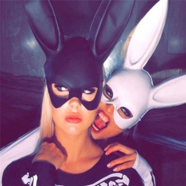 

women halloween mask long ears mask party cosplay costume fancy dress decor masks