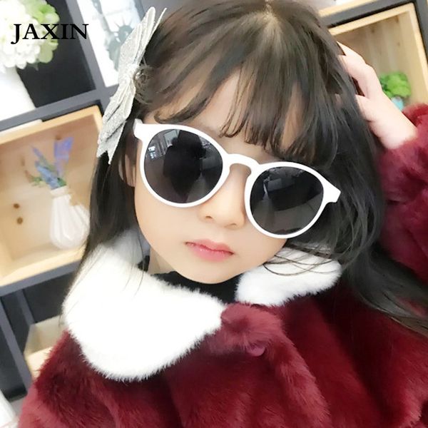 

jaxin классической ретро круглых дети солнцезащитных очков девочка моды цветой граница вс очки мальчик дикой защита милого глаза очки uv400o, Blue