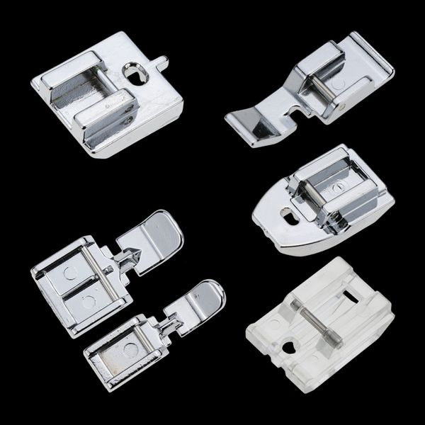 

1 pcs household sewing machine parts presser foot invisible zipper foot plastic for singer brother white janome juki, Black