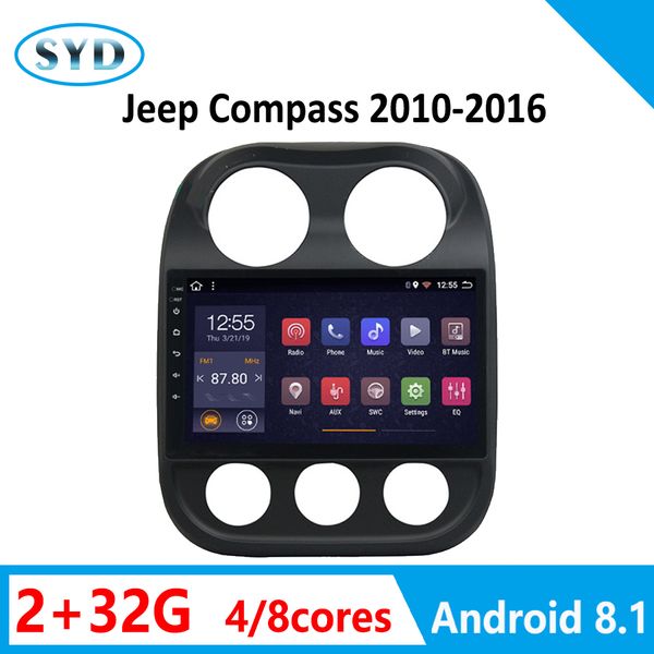 

dvd multimedia stereo for compass car radio 2010-2016 autoradio android stereo rear view camera double din head unit car dvd